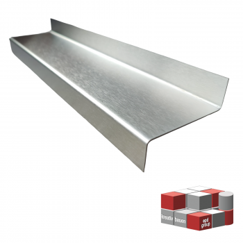 Edelstahl Z Profil K240 geschliffen